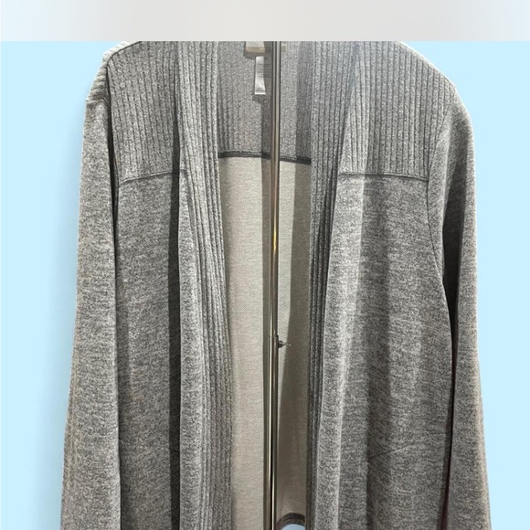 Alfred Dunner Sweaters - 👀 Clearing Closet Alfred Dunner Heather Gray Open Cardigan 2X